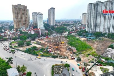 Tăng tốc thi công nút giao Phạm Tu - đường 70, gỡ điểm nghẽn ùn tắc