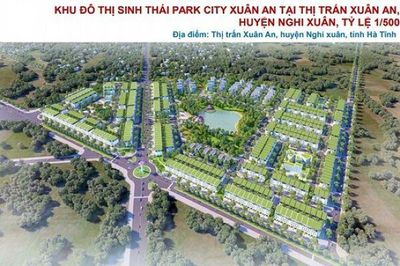 Hà Tĩnh tìm chủ cho Khu đô thị sinh thái Park City Xuân An