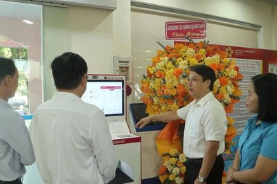Kiosk thông minh với hiệu quả giải quyết thủ tục hành chính