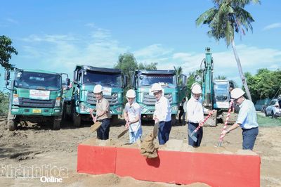 Khởi công Dự án Kè sông Cái trị giá khoảng 300 tỷ đồng