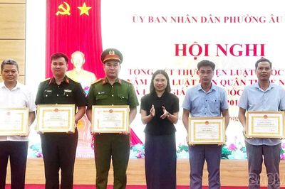 Âu Lâu tổng kết thực hiện 3 luật về quốc phòng
