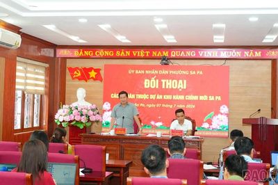 Phường Sa Pa tháo gỡ vướng mắc giải phóng mặt bằng Dự án Khu trung tâm hành chính mới
