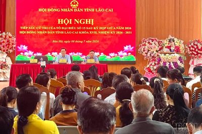 Tổ đại biểu số 15 HĐND tỉnh tiếp xúc cử tri cụm các xã khu vực Bảo Yên sau Kỳ họp thứ 3