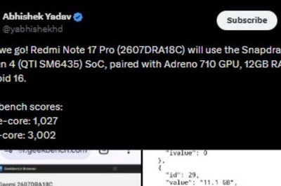 Redmi Note 17 Pro lộ sức mạnh trên Geekbench: Chip Snapdragon 6s Gen 4 và RAM 12GB
