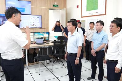 Đồng chí Bí thư Tỉnh ủy thăm, kiểm tra cụm Nhà máy điện gió B&T