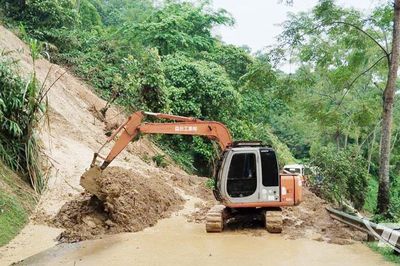 Kịp thời khắc phục sạt lở taluy Quốc lộ 3B, đoạn Dương Phong - Bạch Thông