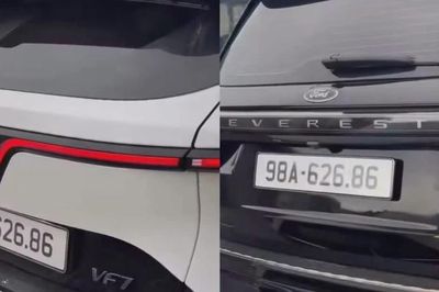 Xử phạt 40 triệu đồng tài xế ô tô đeo biển giả 'chạm mặt' biển thật trên đường