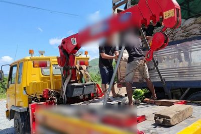 Phạt chủ xe và tài xế chở quá tải gần 58% trên cao tốc Phan Thiết - Vĩnh Hảo 52 triệu đồng