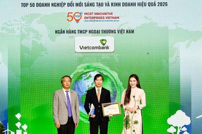 Vietcombank tiếp tục dẫn đầu ngành ngân hàng về đổi mới sáng tạo và hiệu quả kinh doanh