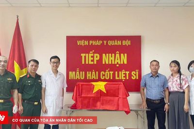 Điện Biên bàn giao hơn 1.154 mẫu hài cốt liệt sĩ phục vụ giám định ADN