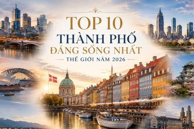 10 thành phố đáng sống nhất thế giới năm 2026