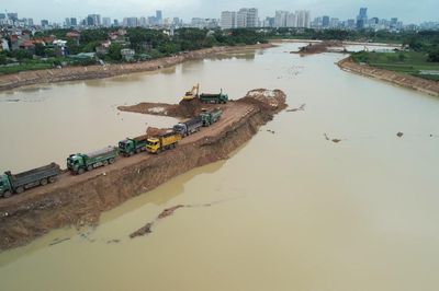 Đẩy nhanh tiến độ đưa hồ điều hòa Thụy Phương 2 về đích