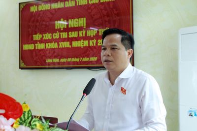 Các tổ đại biểu HĐND tỉnh tiếp xúc cử tri xã Lũng Nặm, Khánh Xuân