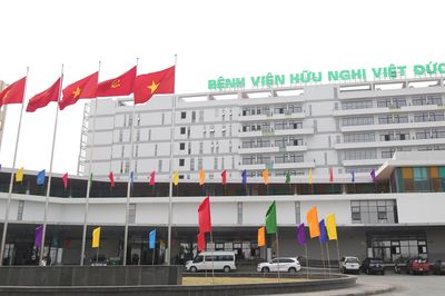 Toàn cảnh Bệnh viện Việt Đức cơ sở Ninh Bình trước ngày vận hành