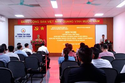 Hải Phòng: Chuyển giao hai Đảng bộ trường học về trực thuộc Đảng ủy xã An Khánh