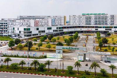 Toàn cảnh Bệnh viện Hữu nghị Việt Đức cơ sở 2 trước ngày mở cửa