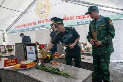 Quảng Ninh có 13/15 địa phương đã hoàn thành việc lấy mẫu hài cốt liệt sĩ