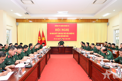 Đảng ủy Quân đoàn 34: Lãnh đạo hoàn thành tốt các nhiệm vụ