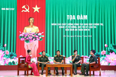Nhà máy Z157 nâng cao chất lượng công tác giáo dục chính trị, quản lý tư tưởng, duy trì kỷ luật và bảo đảm an toàn đơn vị