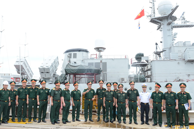 Thượng tướng Phạm Hoài Nam làm việc tại Tổng công ty Sông Thu