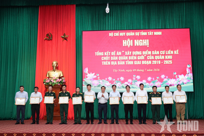 Tây Ninh hoàn thành 46 điểm dân cư với 574 căn nhà liền kề chốt dân quân biên giới