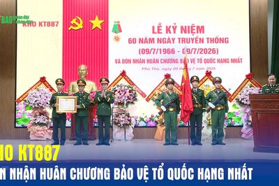 Kho KT887 đón nhận Huân chương Bảo vệ Tổ quốc hạng Nhất