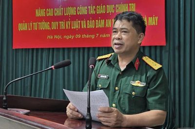 Nhà máy Z153 tạo chuyển biến trong công tác giáo dục chính trị, quản lý tư tưởng