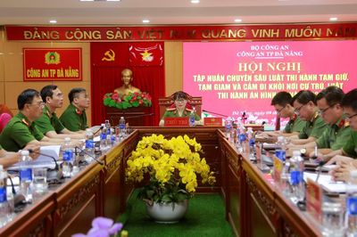 Bộ Công an tập huấn Luật Thi hành tạm giữ, tạm giam và cấm đi khỏi nơi cư trú năm 2025; Luật Thi hành án hình sự năm 2025