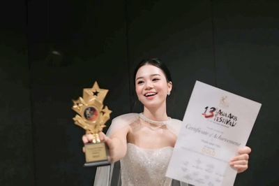 Nữ sinh Học viện Âm nhạc Quốc gia Việt Nam đoạt giải Vàng 'Asia Arts Festival 2026'