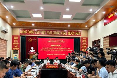Tuyên Quang đề xuất thi lại môn Toán sau vụ việc điểm thi bất thường