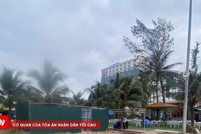 Phường Sầm Sơn thông tin vụ nước chảy ra bãi biển sau mưa lớn