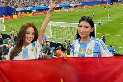 Huyền Baby khoe vé VIP 'vương giả' tại World Cup, visual lấn lướt cổ động viên quốc tế