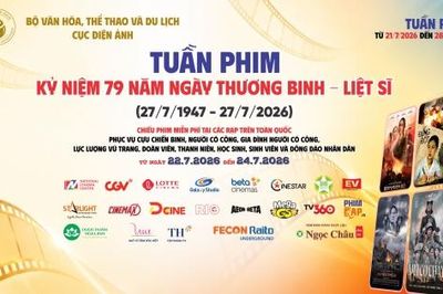 Chiếu phim miễn phí toàn quốc nhân kỷ niệm Ngày Thương binh - Liệt sĩ