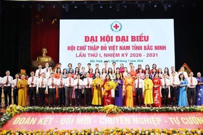 Đồng chí Lê Thị Duyên tái cử Chủ tịch Hội Chữ thập đỏ tỉnh Bắc Ninh