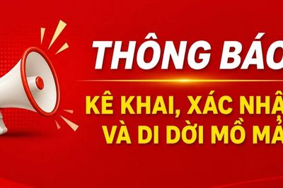 Xã Bình Phú thông báo kê khai, xác nhận và di dời mồ mả phục vụ dự án cao tốc Quy Nhơn - Pleiku