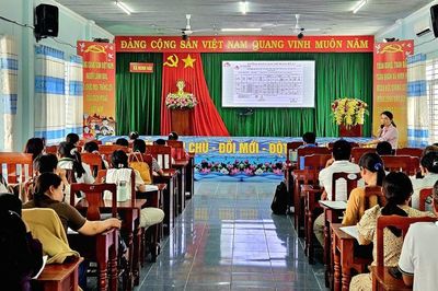 Xã Ninh Hải: Hơn 200 đại biểu được tập huấn nghiệp vụ tín dụng chính sách xã hội