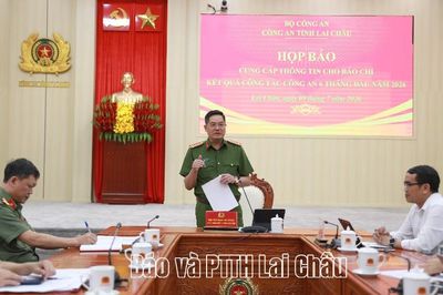 Họp báo thông tin kết quả công tác bảo đảm an ninh, trật tự 6 tháng đầu năm 2026