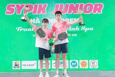 Vận động viên trẻ Lào Cai giành Huy chương Bạc tại Giải Pickleball Junior Hà Tĩnh Open 2026