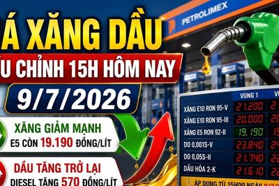Giá xăng dầu 15h ngày 9/7: Xăng giảm, dầu tăng