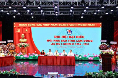 Phiên thứ nhất Đại hội đại biểu Hội Nhà báo tỉnh Lâm Đồng lần thứ I
