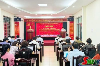 Quán triệt, triển khai các văn bản mới của Trung ương và của tỉnh