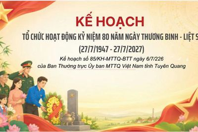 Kế hoạch tổ chức hoạt động kỷ niệm 80 năm Ngày Thương binh - Liệt sĩ
