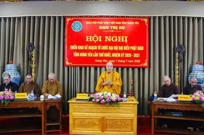 Hưng Yên: Hội nghị triển khai công tác tổ chức Đại hội đại biểu GHPGVN tỉnh lần thứ I, nhiệm kỳ 2026-2031
