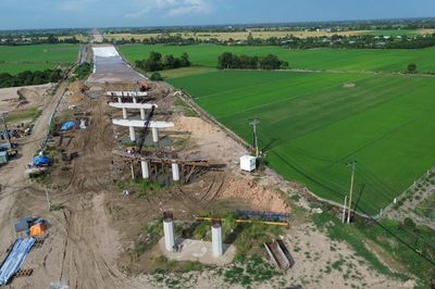 Toàn cảnh cao tốc Mỹ An - Cao Lãnh sau 1 năm khởi công