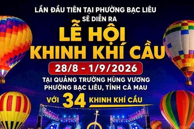 Hội tụ tinh hoa văn hóa tại Lễ hội Khinh khí cầu tỉnh Cà Mau