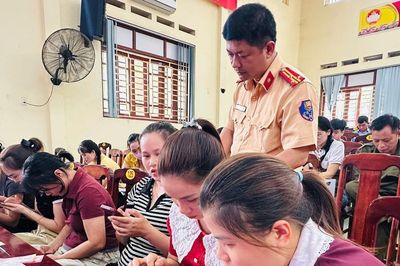 Phòng CSGT Thái Nguyên đẩy mạnh chiến dịch đào tạo kỹ năng lái xe mô tô, xe gắn máy an toàn