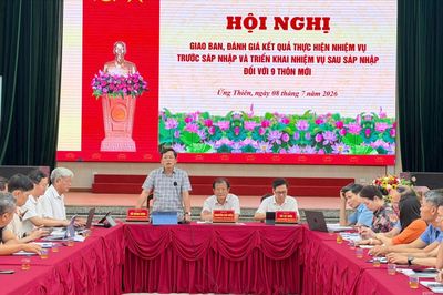 Xã Ứng Thiên: Tối ưu quy trình vận hành 9 thôn mới