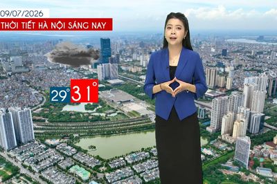 Dự báo thời tiết trưa | 09/07/2026