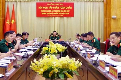 Bộ Tổng Tham mưu tập huấn triển khai Đề án 33 tự động hóa chỉ huy trong Quân đội nhân dân Việt Nam