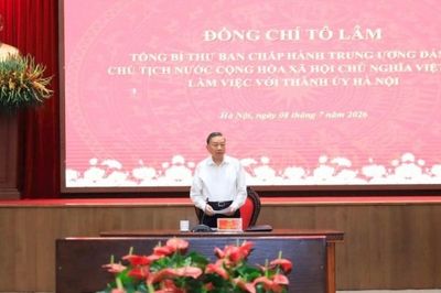 Tổng Bí thư, Chủ tịch nước Tô Lâm: Hà Nội phải đi đầu phát triển kinh tế dựa trên tri thức và dữ liệu